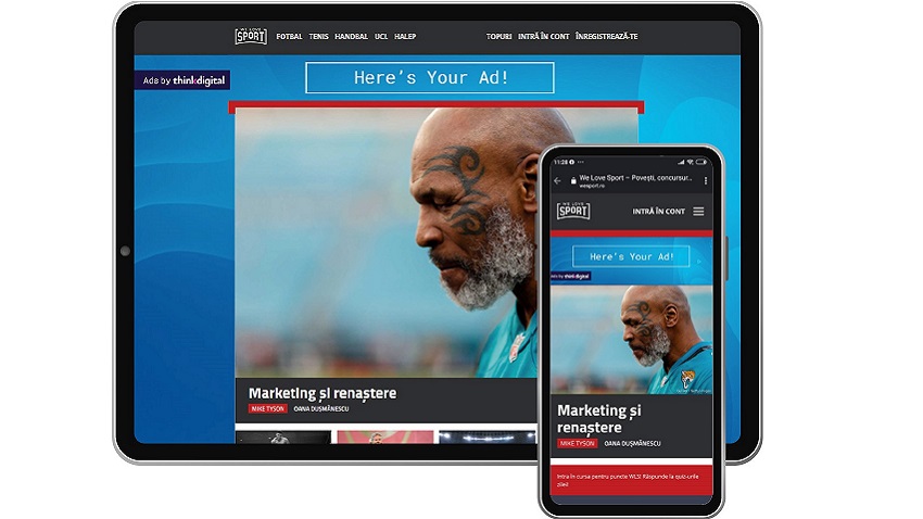 WeSport, un nou site realizat de nume importante ale presei sportive din România, se alătură rețelei Thinkdigital