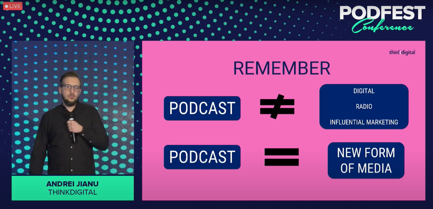 5 tendințe din industria de podcasting din România au fost prezentate de Thinkdigital la Podfest 2021